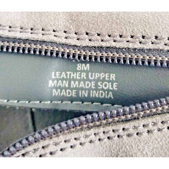 DIBA Women's Sandra Gray Suede Booties Sz 8 Heeled Ankle Boots - Picture 9 of 13